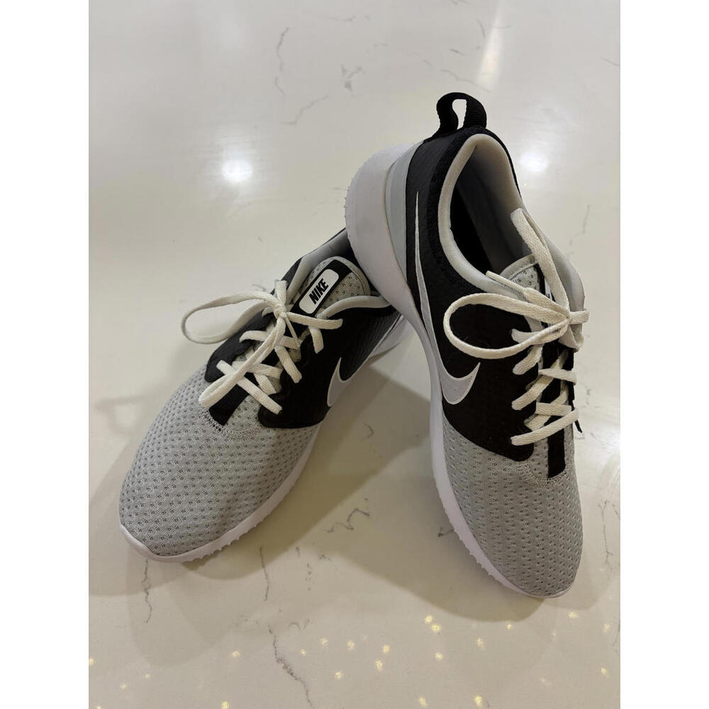 Nike Gray Black White Golf Shoes Sneakers Men’s US 9.5
